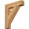 Ekena Millwork Traditional Block Rough Sawn Bracket, Western Red Cedar, 6"W x 30"D x 34"H BKT06X30X34TRA05RWR - alternate 1